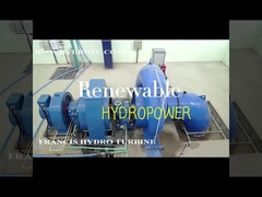 Küçük Horizontal Shaft Francis Hidro Turbine / 0.1MW'dan 50MW'a kadar Francis Su Turbini