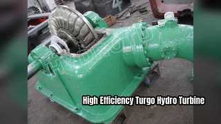 Verimli Turgo Hidro Türbin 100KW ila 2000KW Güç Çözümü