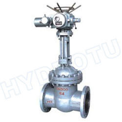 Elektrikli/El Sürüşlü Flanged Kapı Valfi 100-1600 mm çaplı ve Karbon Çelik Yapısı