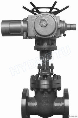 Elektrikli/El Sürüşlü Flanged Kapı Valfi 100-1600 mm çaplı ve Karbon Çelik Yapısı