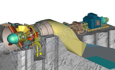 Yüksek başlı hidroelektrik santrali için S tipi türbin büyük boşaltma istasyonu için