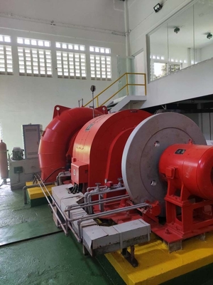 Paslanmaz Çelik Rehber Vane Francis Hidro Turbininin nominal gücü 100-10000kW