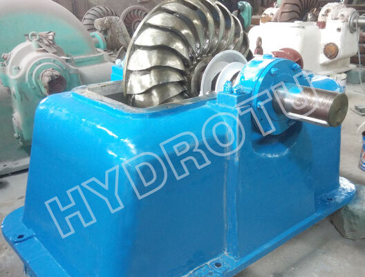 Turgo Hidro Türbin 100KW-2000KW, 70m-200m Düşüş Menzili ve %88 Verimlilik