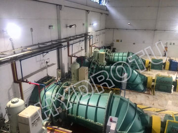 5-20m baş menzili Paslan Kaplan Yarım Ekseli Akışlı Hidroelektrik Türbünü
